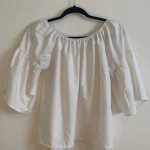 Sweetest little white peasant top